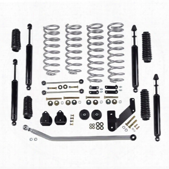 2010 Jeep Wrangler (jk) Rubicon Express 3.5 Inch Standard Coil Suspension Lift Kit With Twin Tube Shocks