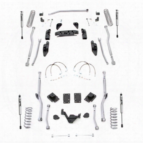 2010 Jeep Wrangler (jk) Rubicon Express Rubicon Express 3.5 Inch Extreme Duty 4-link Long Arm Lift Kit With Fox Performance Shocks - Jk4r4