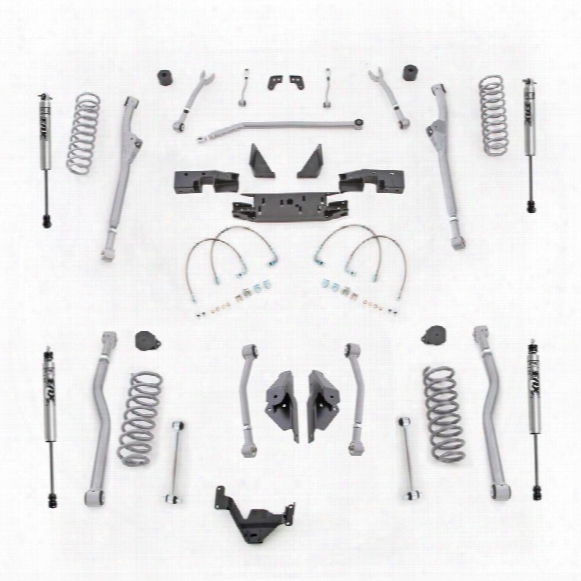 2010 Jeep Wrangler (jk) Rubicon Express Rubicon Express 3.5 Inch Extreme Duty Radius, Front/rear 4-link Long Arm Lift Kit With Fox Performa