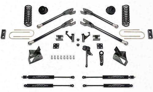 2013 Dodge 3500 Fabtech 5 Inch 4 Link Lift Kit W/coil Springs & Stealth Shocks