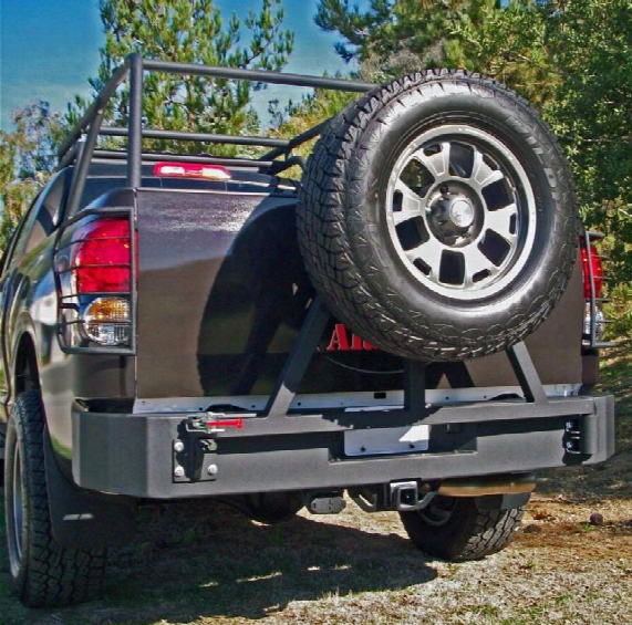 2009 Toyota Tundra Body Armor 4x4 Toyota Tundra Rear Base Bumper In Textured Powder Coat