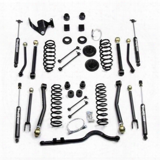 2010 Jeep Wrangler (jk) Teraflex 4 Inch Lift Kit With 8 Flexarms, Front Track Bar And 9550 Shocks - Right Hand Drive
