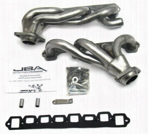 Jba Headers Jba Headers Cat4ward Shorty Headers (natural) - 1628s 1628s Exhaust Headers