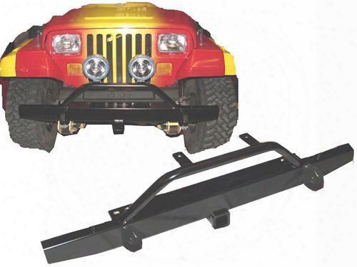 Tomken Machine Tomken Machine Front Bumper With D-ring Mounts, Grille Guard And 2 Inch Receiver (black) - Tmf-7308-b Tmf-7308-b Front Bumpers