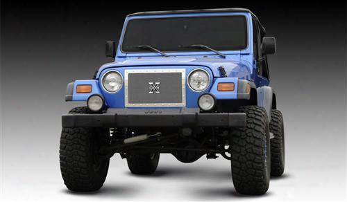 2002 Jeep Wrangler (tj) T-rex Grilles X-metal Mesh Grille