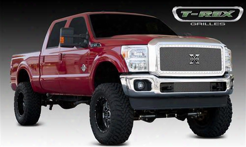 2012 Ford F-450 Super Duty T-rex Grilles X-metal; Mesh Grille