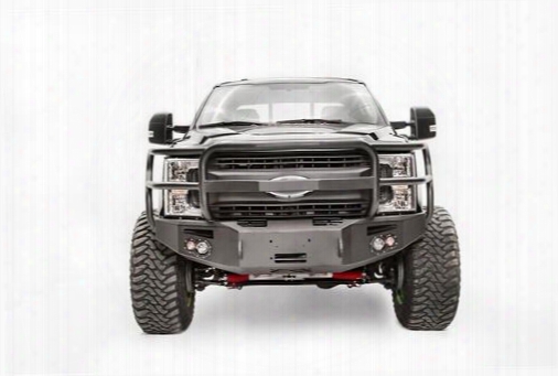 Fab Fours Fab Fours Premium Front Winch Bumper With Full Guard (black) - Fs17-a4150-1 Fs17-a4150-1 Front Bumpers