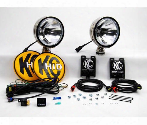 Kc Hilites Kc Hilites 6 Inch Hid Driving Light Kit - 666 666 Offroad Racing, Fog & Driving Lights