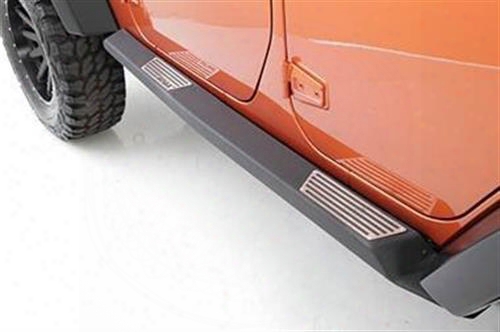 Smittybilt Smittybilt Xrc Rock Sliders With Step (black) - 76897 76897 Rock Sliders And Guards