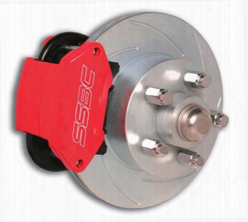 Stainless Steel Brakes Stainless Steel Brakes Sporttwin 2-piston Drum To Disc Brake Conversion Kit (red) - A148-31ar A148-31ar Disc Brake Conversion K