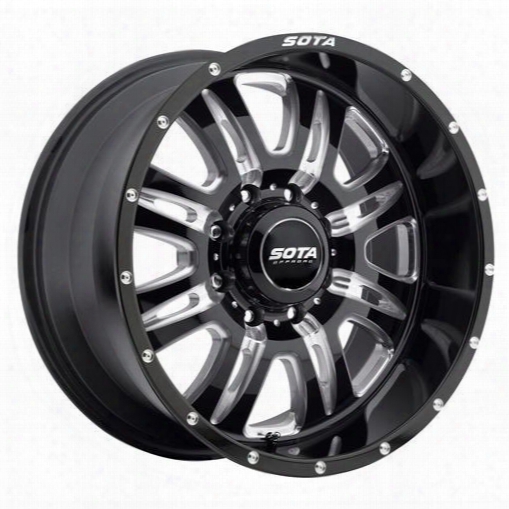 Sota Offroad Rehab, 20x9 With 8 On 6.5 Bolt Pattern - Death Metal 564dm-20986_00 Sota Offroad Wheels