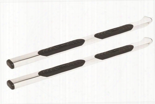 Dee-zee Dee Zee Chromed Aluminum 5 Inch Oval Side Steps (chrome) - Dz17030c Dz17030c Nerf Steps