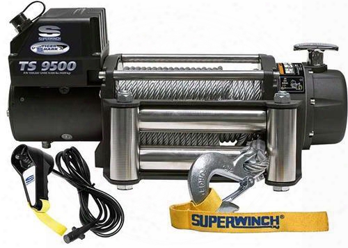 Superwinch Superwinch Tiger Shark 9500 Winch - 1595200 1595200 8,000 To 10,500 Lbs. Electric Winches