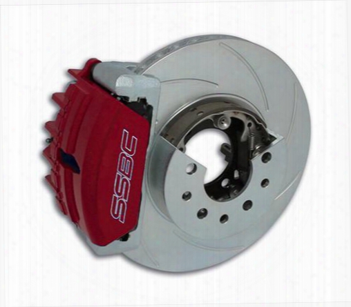 Stainless Steel Brakes Stainless Steel Brakes Tri-power Disc Brake Conversion Kit (red) - A110-15r A110-15r Disc Brake Conversion Kits