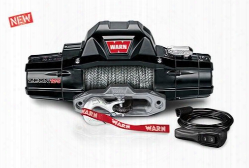 Warn Warn Zeon 12-s Recovery Winch With Spydura Synthetic Rope - 95950 95950 12,000+ Lbs. Electric Winches