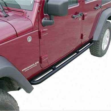 Olympic 4x4 Products Olympic 4x4 Products A/t Slider Rock Rails (chrome Powder Coat) - 221-165 221-165 Rock Sliders And Guards