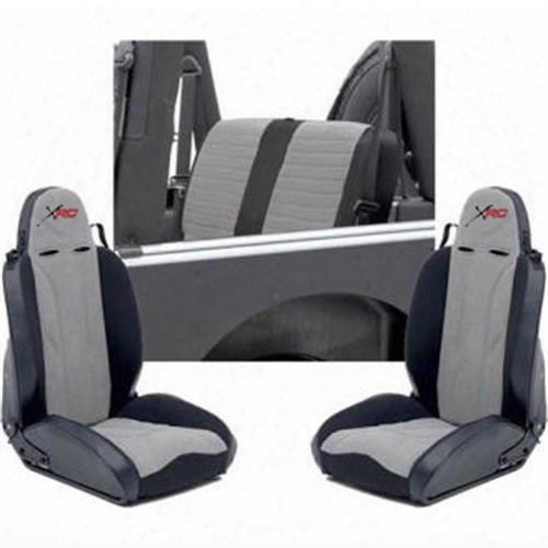 Smittybilt Smittybilt Xrc Seat Package (black/ Gray) - Xrcseat1g Xrcseat1g Seats
