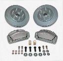 Stainless Steel Brakes Stainless Steel Brakes Tri-Power 3-Piston Disc To Disc Upgrade Kit (Anodized) - A165-2 A165-2 Disc Brake Conversion Kits