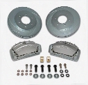Stainless Steel Brakes Stainless Steel Brakes Tri-Power 3-Piston Disc To Disc Upgrade Kit (Anodized) - A165-3 A165-3 Disc Brake Conversion Kits