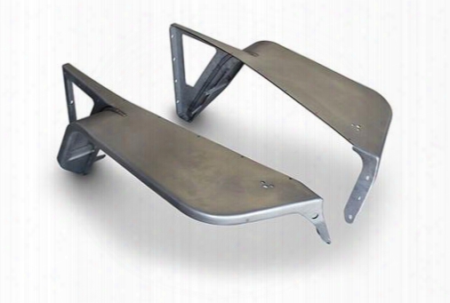 Poison Spyder Customs Poison Spyder Defenders Front Flares (bare Steel) - 14-02-075 14-02-075 Tube Fenders