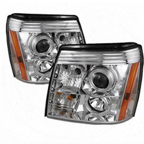 Spyder Auto Group Spyder Auto Group Halo Drl Led Projector Headlight - 5042279 5042279 Headlights, Housings And Conversions