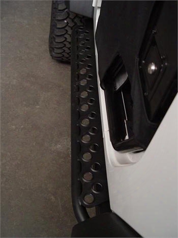 Tnt Customs Tnt Customs Adventure Steps With Aluminum Boatsides (black) - J2rsbsak J2rsbsak Rock Sliders And Guards