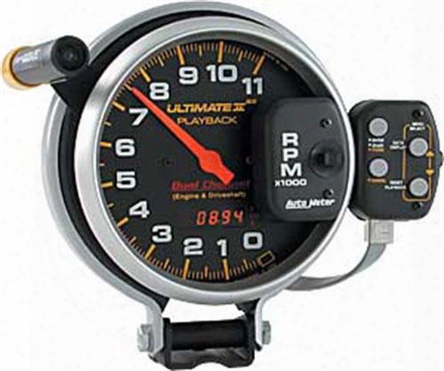 Auto Meter Auto Meter Ultimate Plus Playback Tachometer - 6887 6887 Gauges