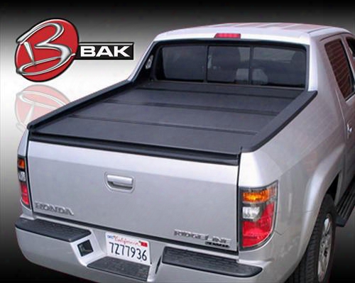 Bak Indutsries Bak Bakflip Cs-f1 Hard Folding Tonneau Cover With Contractors Sliding Rack System - 72506bt 72506bt Tonneau Cover/truck Bed Rack Kit