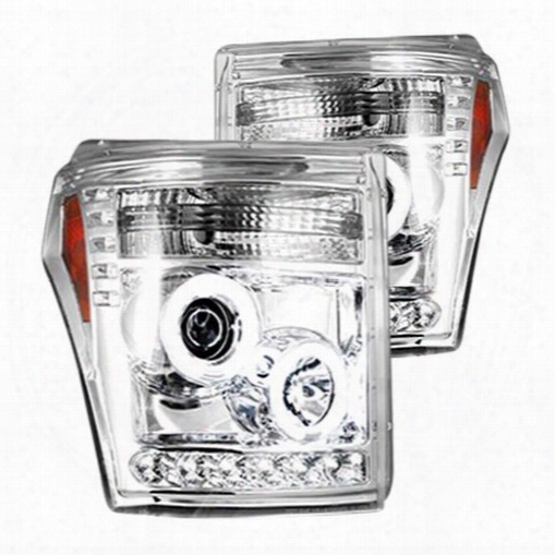 Recon Recon Projector Headlights Ccfl (clear) - 264272clcc 264272clcc Headlights, Housings And Conversions