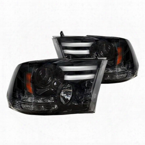 Recon Recon Projector Headlights (smoke) - 264276bkc 264276bkc Headlights, Housings And Conversions