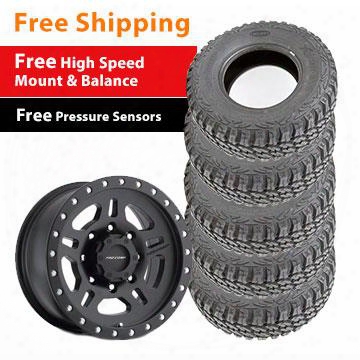 Genuine Packages Pro Comp Xtreme Mt2, 305/65r17 And La Paz Series 29, 17x8.5 - Package Set Of 5 - Tirepkg225 Tirepkg225 Tire And Wheel Packages