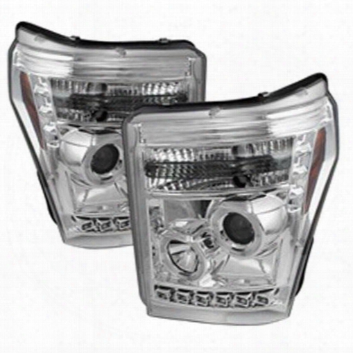 Spyder Auto Group Spyder Auto Group Halo Led Projector Headlights - 5070265 5070265 Headlights, Housings And Conversions