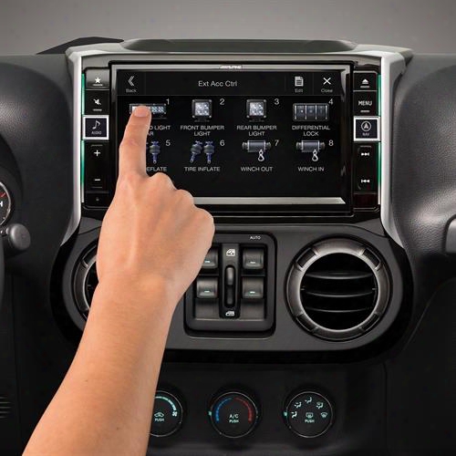 Alpine Alpine Restyle System For Jeep Wrangler - X109-wra X109-wra Audio & Multimedia Receivers