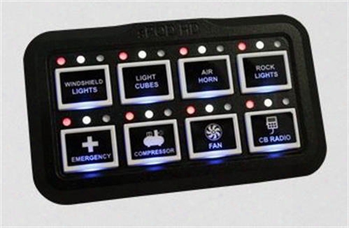 Spod 8 Circuit Se System With Hd Switch Panel 8-800-hd-jk Switch Pods