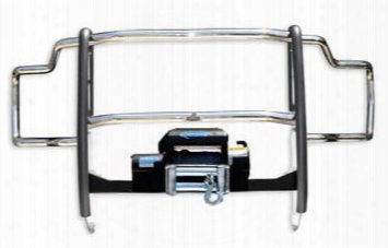 Go Rhino Go Rhino Winch Bumper Grille Guard With Brush Guard For Dodge (stainless Steel) - 23217mps 23217mps Grille Guards