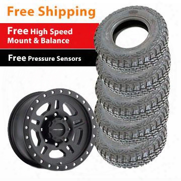 Genuine Packages Pro Comp Xtreme Mt2, 265/75r16 And La Paz Series 29, 16x8 - Package Set Of 5 - Tirepkg228 Tirepkg228 Tire And Wheel Packages