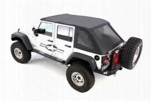 Smittybilt Smittybilt Bowless Combo Top With Tinted Windows (black Diamond) - 9083235 9083235 Soft Tops