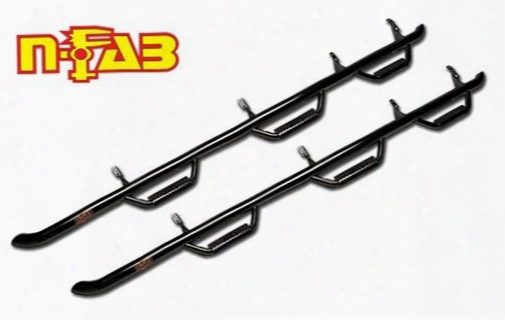 Nfab N-fab 2 Inch Nerf Steps (textured Black) - T1690cc-6-tx T1690cc-6-tx Nerf/step Bar Wheel To Wheel