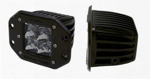 Rigid Industries Rigid Industries Dually D2 Flush Mount Diffused Led Light - Set Of Two - 51251 51251 Offroad Racing, Fog & Driving Lights
