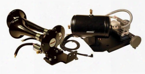 Kleinn Train Horns Kleinn Train Horns Complete Dual Air Horn Package With 150 Psi Sealed Air System - Gmtrk-2 Gmtrk-2 Air Horn Kit