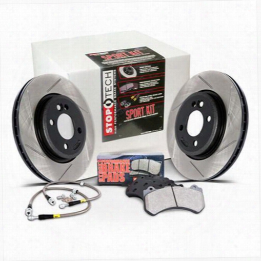 Power Slot Power Slot Stoptech Sport Brake Kit - 977.44014 977.44014 Disc Brake Pad And Rotor Kits