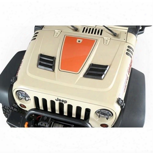 Rugged Ridge Rugged Ridge Performance Vented Hood With Hood Vents - 17759.02 17759.02 Replacement Hoods