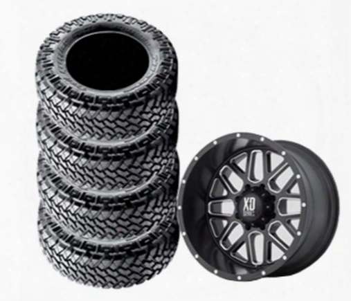 Genuine Packages Nitto 35x13.50r22lt Trail Grappler And Xd820 Wheel 22x12 Package - Set Of 4-  Tirepkg277 Tirepkg277 Tire And Wheel Packages