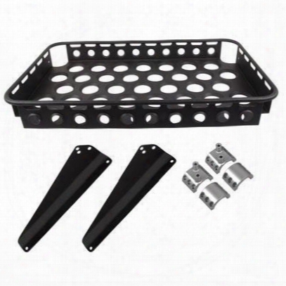Synergy Manufacturing Synergy Manufacturing Jeep Jk 2dr Baja Basket &amp Mounting Kit - 42 Inch X 32 Inch - Black Powder Coated - 5611-bk 5611-bk Inte