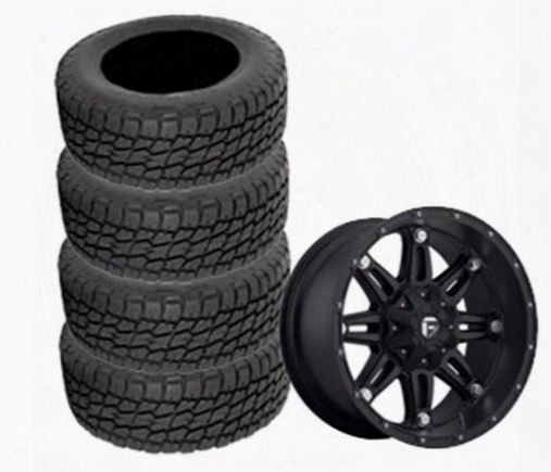 Genuine Packages Nitto 285/40r-24 Terra Grappler And Hostage Black Wheel 24x11 Package - Set Of 4 - Tirepkg284 Tirepkg284 Tire And Wheel Packages