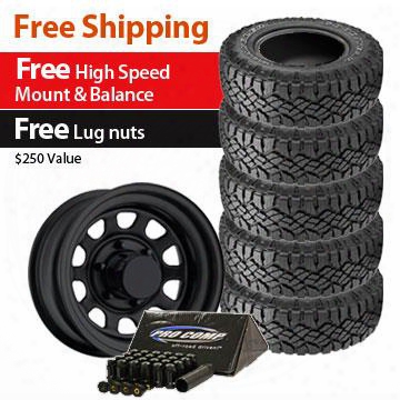 Native Packages Goodyear Duratrac Tire 31x10.50r15 And Pro Comp Series 51 Wheel 15x8 Package - Set Of 5 - Tirepkg39 Tirepkg39 Tire And Wheel Packages