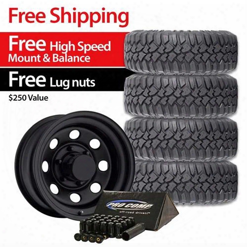 Genuine Packages Mickey Thompson Deegan 38 Mud Terrain 33x12.50r15lt And Trail Master Tm9, 15x8 Wheel Package - Set Of 4 Tirepkg289 Tire And Wheel Pac