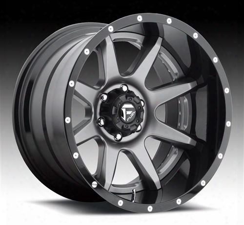 Mht Fuel Offroad Wheels Mht Fuel Offroad Rampage, 20x10 Wheel With 8 On 170 Bolt Pattern - Gun Metal Matte - D23820001747 D23820001747 Mht Fuel Off Ro