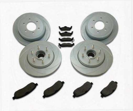 Stainless Steel Brakes Stainless Steel Brakes Turbo Slotted Rotors - A2361001 A2361001 Disc Brake Pad And Rotor Kits