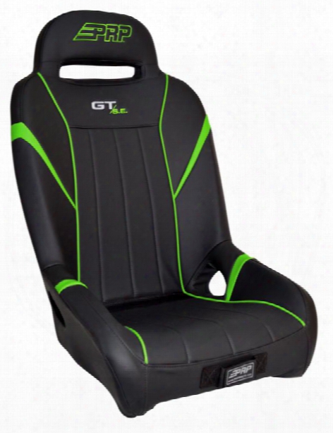 Prp Prp Gt/s.e. Suspension Seat, Black And Neon Green - A58-w A58-w Utv Seats